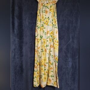 Old Navy Floral Kids Dress - Yellow and Green